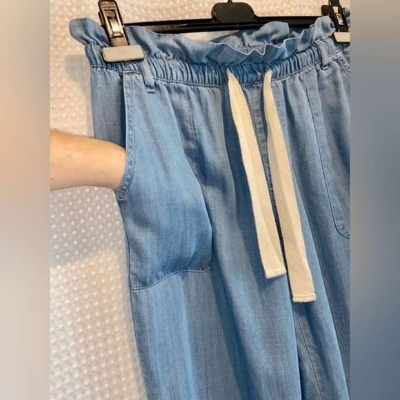 Women’s HARLOW 100% tencel elastic waist paperbag Joggers size small - Picture 3 of 11